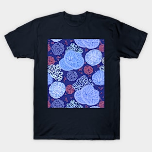 Coral Blue Orange T-Shirt